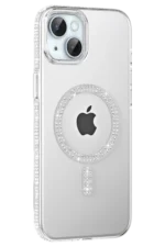 Joko Apple iPhone 14 Move Taşlı Magsafe Kapak - Natural Grey