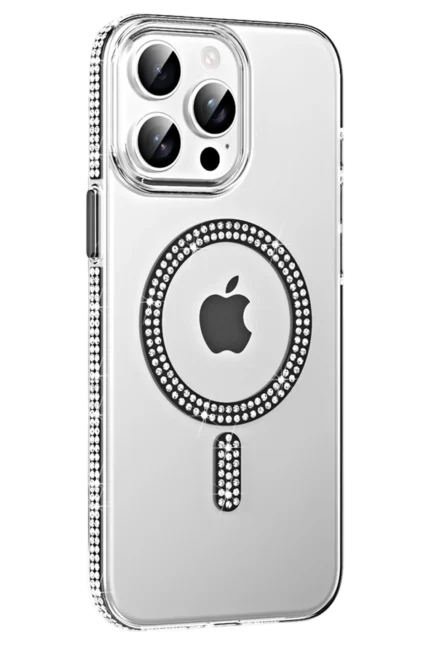 Joko Apple iPhone 15 Pro Move Taşlı Magsafe Kapak - Siyah
