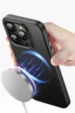 Joko Apple iPhone 14 Pro Dart Karbon Magsafe Kapak - Siyah - Görsel 3