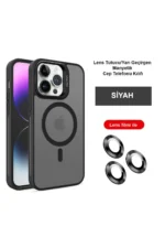 Joko Apple iPhone 14 Pro Kılıf Flet Lens Magsafe Kapak - Siyah