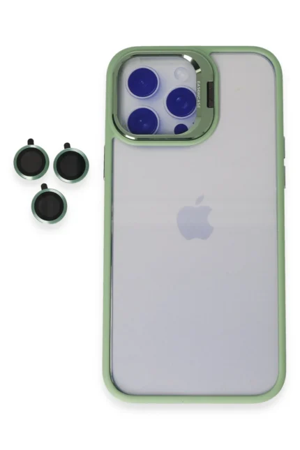Joko Apple iPhone 14 Pro Kılıf Roblox Lens Standlı Kapak - Yeşil