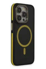 Joko Apple iPhone 14 Pro Kılıf Rocky Magsafe Kapak - Siyah-Sarı - Görsel 2