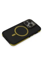 Joko Apple iPhone 14 Pro Kılıf Rocky Magsafe Kapak - Siyah-Sarı - Görsel 4