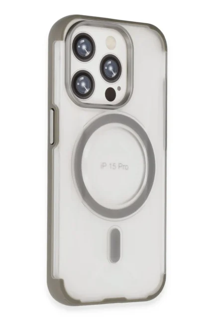 Joko Apple iPhone 15 Pro Hilton Magsafe Kapak - Titan Gri