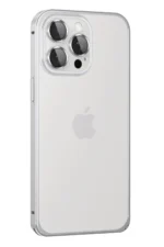Joko Apple iPhone 15 Pro Max Metal Bumper Mat Kapak - Gümüş