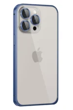 Joko Apple iPhone 15 Pro Max Metal Bumper Mat Kapak - Lacivert