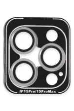 Joko Apple iPhone 15 Pro Max PVD Metal Kamera Lens - Gümüş