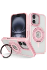 Joko Apple iPhone 16 Banza Magsafe Standlı Kapak - Pembe