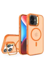 Joko Apple iPhone 16 Flet Lens Magsafe Kapak - Turuncu