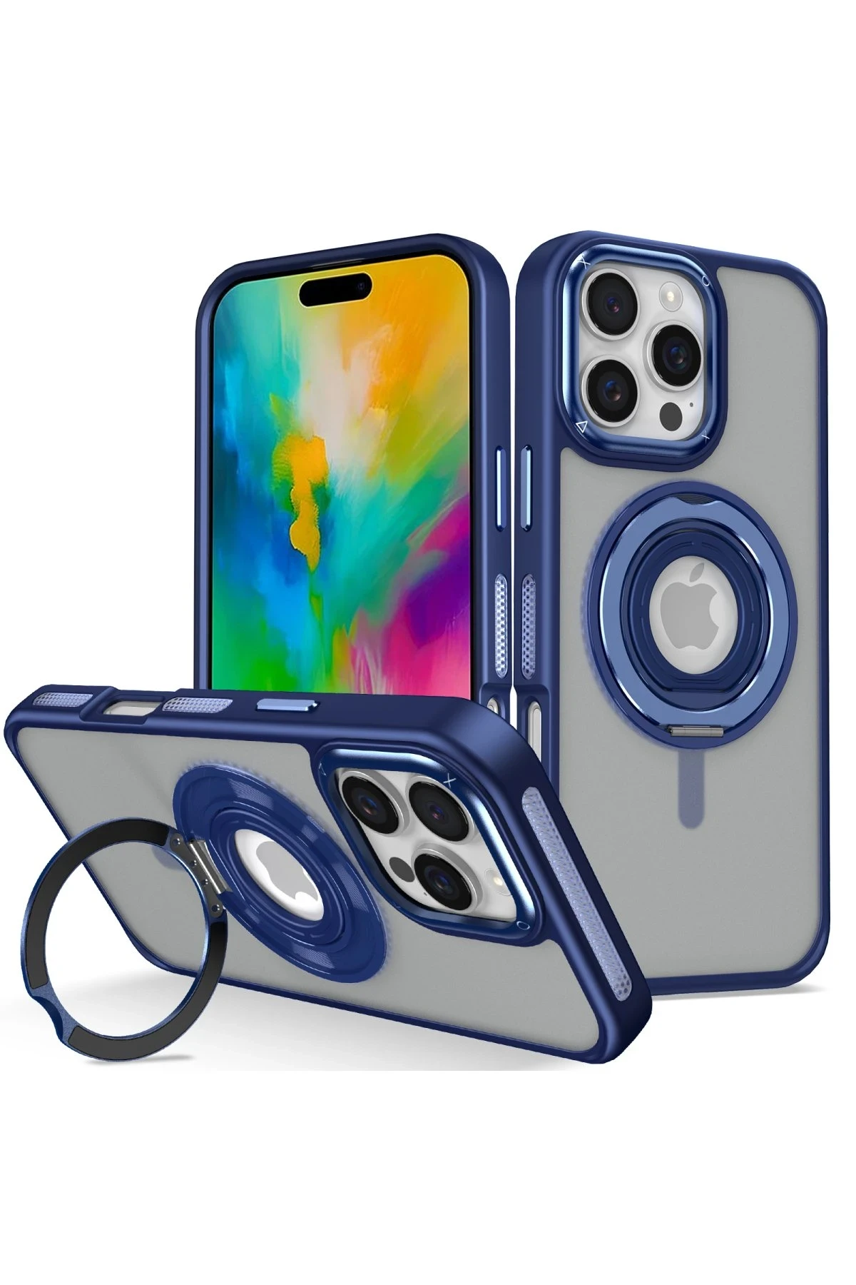 joko-iphone-16-pro-max-banza-magsafe-standli-kapak-lacivert-default Joko Apple iPhone 16 Pro Max Banza Magsafe Standlı Kapak - Lacivert - Görsel 1