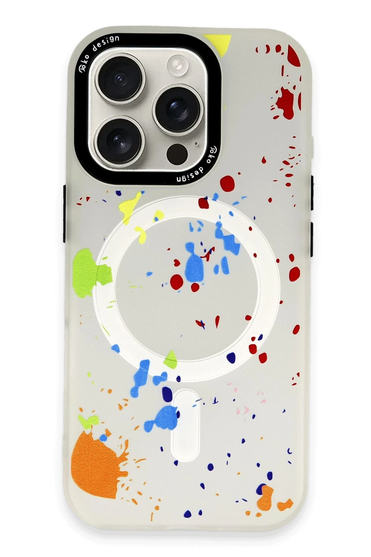 joko-iphone-16-pro-max-colorful-magsafe-kapak-seffaf-default Joko Apple iPhone 16 Pro Max Colorful Magsafe Kapak - Şeffaf - Görsel 1