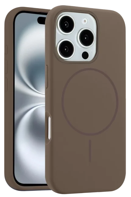 Joko Apple iPhone 16 Pro Max Kılıf Jully Magsafe Kapak - Kahverengi
