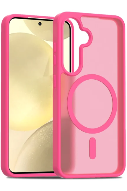 Joko Samsung Galaxy S25 Jota Magsafe Kapak - Rose