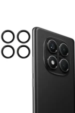 Joko Xiaomi Redmi Note 14 Pro 4G PVD Metal Kamera Lens - Siyah