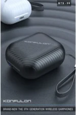 Konfulon BTS09 Kablosuz Airpods Kulaklık - Siyah - Görsel 2