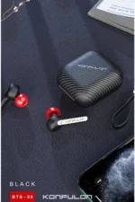 Konfulon BTS09 Kablosuz Airpods Kulaklık - Siyah - Görsel 5