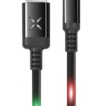 Konfulon DC09 Ses Duyarlı Işıklı Micro USB Kablo 1M 2A - Siyah