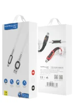 Konfulon DC24 Micro USB Kablo 1.2M 4A - Siyah - Görsel 2
