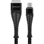 Konfulon S61 Micro USB Kablo 1.2M 2.1A - Siyah