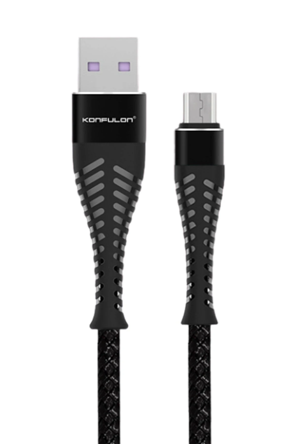 konfulon-s61-micro-usb-kablo-12m-31a-siyah-default Konfulon S61 Micro USB Kablo 1.2M 2.1A - Siyah - Görsel 1