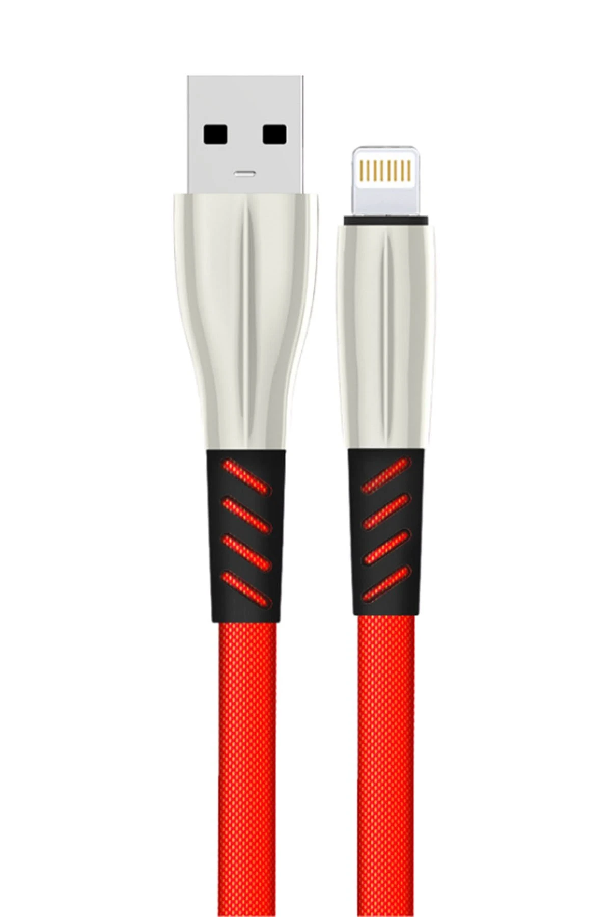 konfulon-s89-metal-uclu-lightning-kablo-iphone-uyumlu-1m-24a-kirmizi-default Konfulon S89 Metal Uçlu Lightning Kablo iphone Uyumlu 1M 2.4A - Kırmızı - Görsel 1