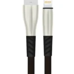 Konfulon S89 Metal Uçlu Lightning Kablo iphone Uyumlu 1M 2.4A - Siyah