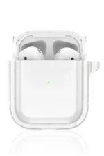 Movenchy Apple Airpods 4 (4.nesil) Shiny Şeffaf Kılıf - Beyaz - Görsel 2