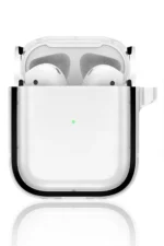 Movenchy Apple Airpods 4 (4.nesil) Shiny Şeffaf Kılıf - Siyah - Görsel 2