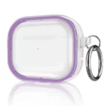 Movenchy Apple Airpods Pro 2 (2.nesil) Shiny Şeffaf Kılıf - Mor