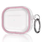 Movenchy Apple Airpods Pro 2 (2.nesil) Shiny Şeffaf Kılıf - Pembe