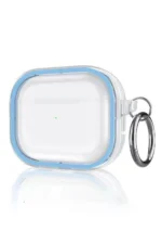 Movenchy Apple Airpods Pro 2 (2.nesil) Shiny Şeffaf Kılıf - Sierra Blue