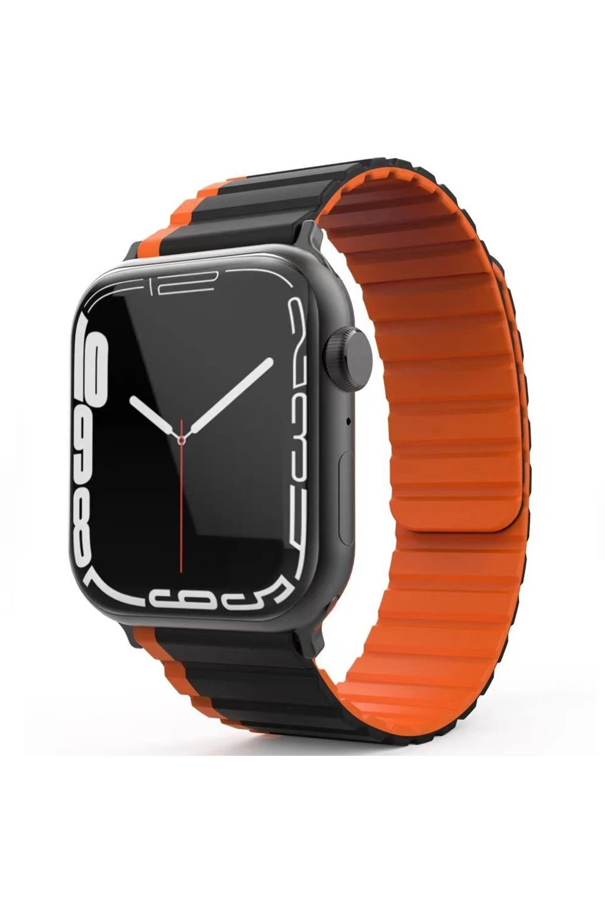 movenchy-apple-watch-42mm-mo-wb1-cift-renk-miknatisli-silikon-kordon-siyah-turuncu-default Movenchy Apple Watch 42mm MO-WB1 Çift Renk Mıknatıslı Silikon Kordon - Siyah-Turuncu - Görsel 1