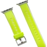 Movenchy Apple Watch 38mm Jelly Silikon Kordon - Yeşil