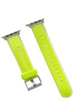 Movenchy Apple Watch 38mm Jelly Silikon Kordon - Yeşil