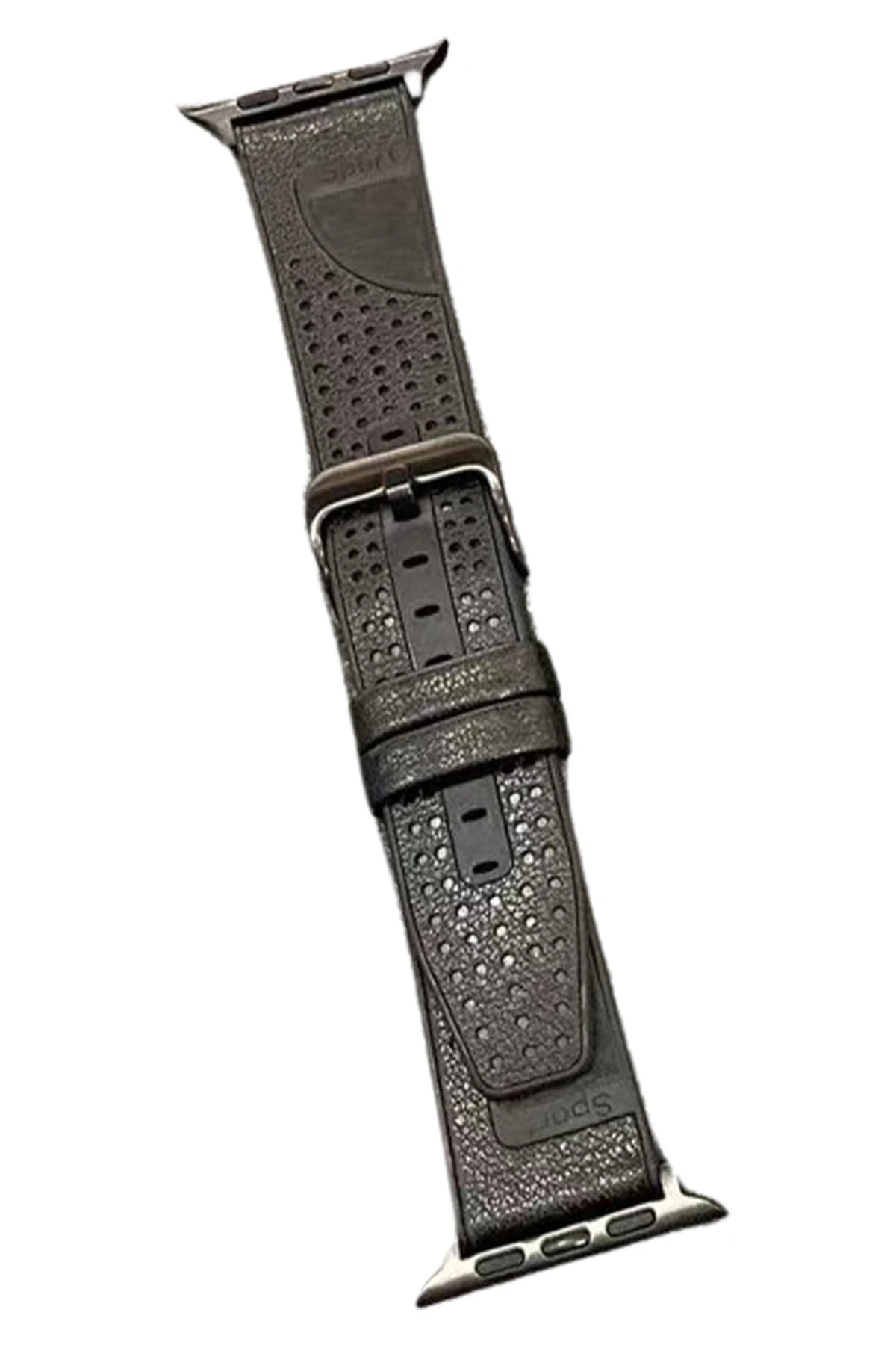movenchy-watch-45mm-buff-deri-kordon-siyah-default Movenchy Apple Watch 45mm Buff Deri Kordon - Siyah - Görsel 1
