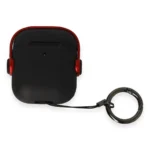 Uray store Apple Airpods 2 (2.nesil) Cool Kılıf - Siyah-Kırmızı