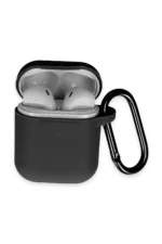 Uray store Apple Airpods 2 (2.nesil) Hang Kılıf - Siyah