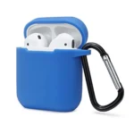 Uray store Apple Airpods 2 (2.nesil) Sert Silikon Kılıf - Mavi