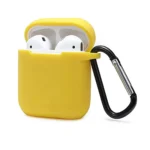 Uray store Apple Airpods 2 (2.nesil) Sert Silikon Kılıf - Sarı
