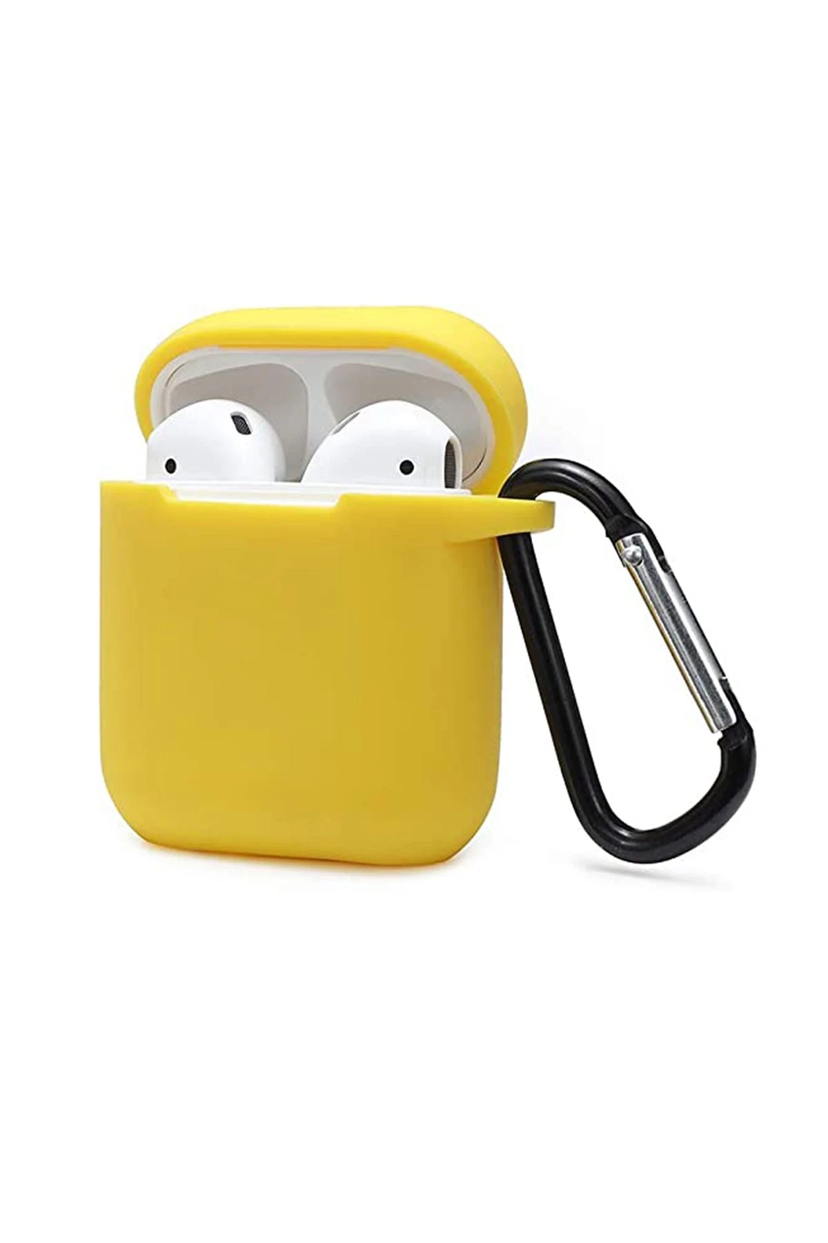 newface-airpods-2-2nesil-sert-silikon-kilif-sari-default Uray store Apple Airpods 2 (2.nesil) Sert Silikon Kılıf - Sarı - Görsel 1