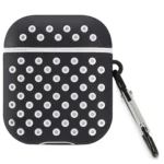Uray store Apple Airpods 2 (2.nesil) Spor Delikli Kılıf - Siyah-Beyaz