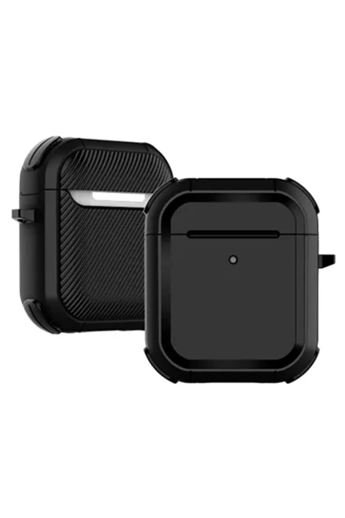 newface-airpods-2-2nesil-tank-kilif-siyah-default Uray store Apple Airpods 2 (2.nesil) Tank Kılıf - Siyah - Görsel 1