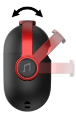 Uray store Apple Airpods 3 (3.nesil) Cool Kılıf - Siyah-Beyaz - Görsel 4