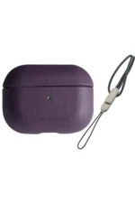 Uray store Apple Airpods Pro 2 (2.nesil) 405 Deri Kılıf - Mor