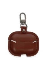 Uray store Apple Airpods Pro 2 (2.nesil) Çanta Deri Kılıf - Kahverengi - Görsel 2