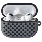 Uray store Apple Airpods Pro 2 (2.nesil) Spor Delikli Kılıf - Gri-Siyah