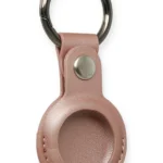 Uray store Airtag Anahtarlık Deri Kılıf - Rose Gold