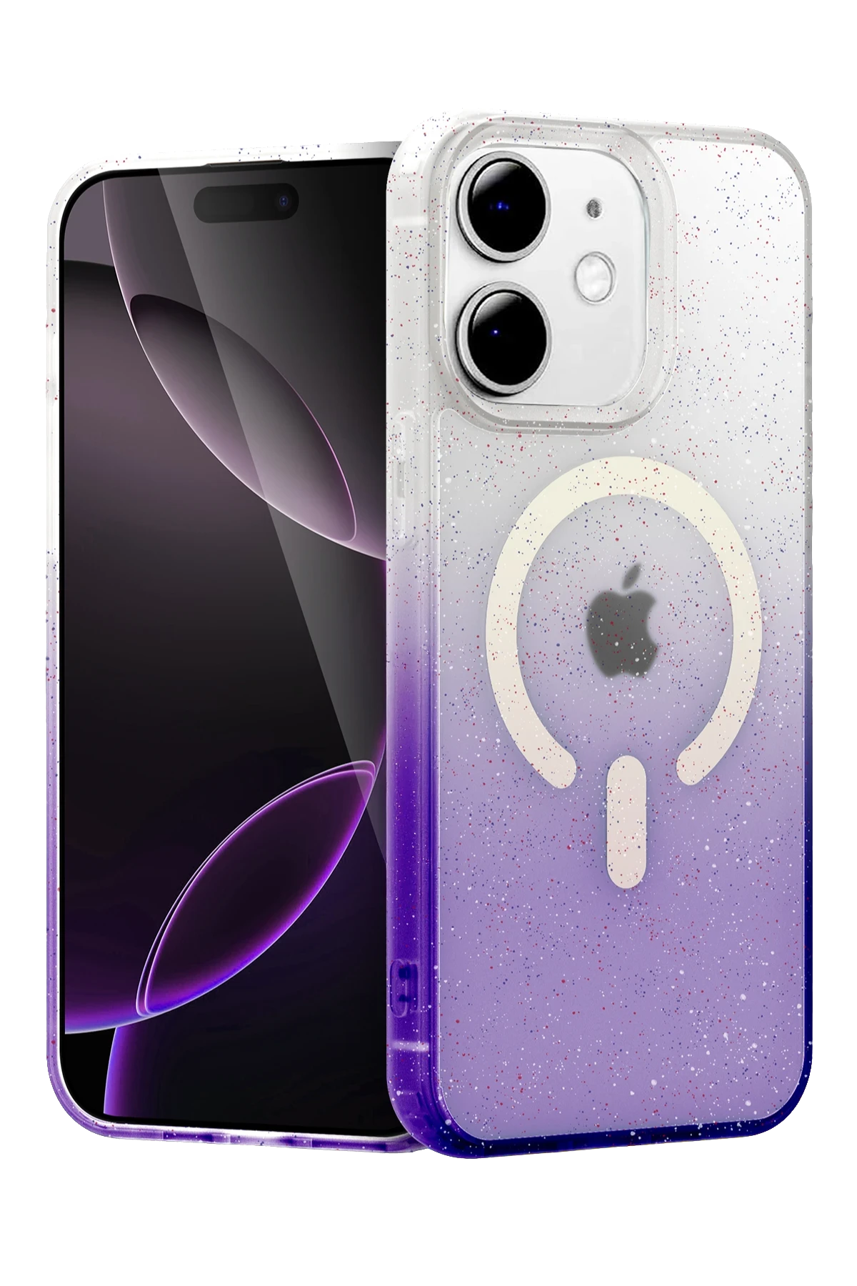 newface-apple-iphone-12-pummel-shiny-magsafe-kapak-mor-default Uray store Apple iPhone 12 Pummel Shiny Magsafe Kapak - Mor - Görsel 1