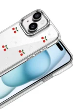 Uray store Apple iPhone 14 Fiyonk Desenli Kapak - Desen 9 - Görsel 2