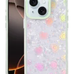 Uray store Apple iPhone 14 Lumi Desenli Kapak - Yeşil